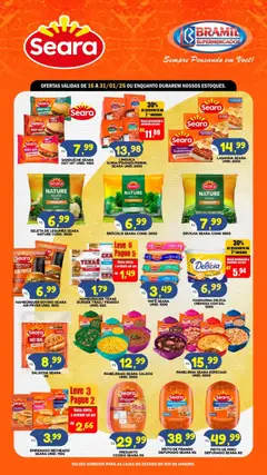 Pré-visualização Bramil Supermercados - Ofertas Seara válida a partir de 16/01/2026