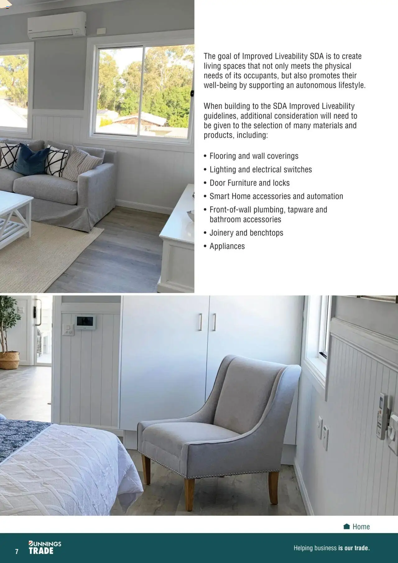 Bunnings Warehouse Assisted Living Brochure - page 7- valid from 28/10/2024