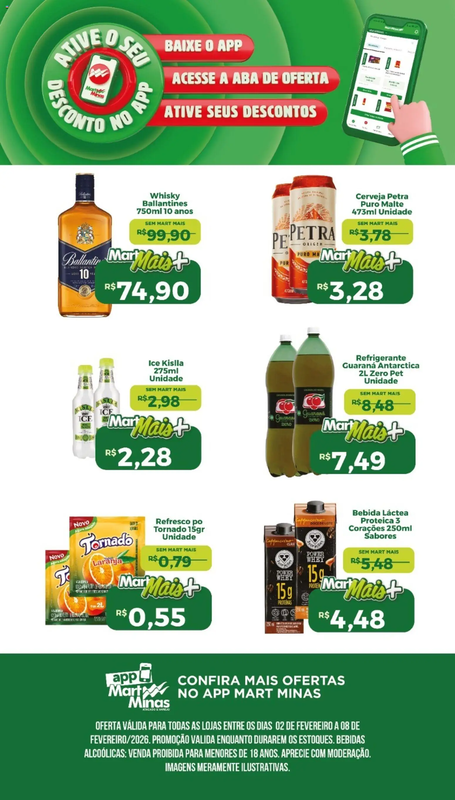 Mart Minas - Ofertas Semanal - página 1- válido a partir de 02/02/2026
