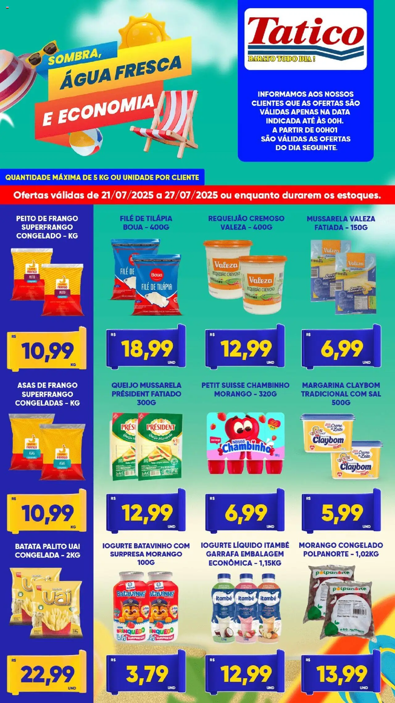 Tatico - Ofertas da semana - página 1- válido a partir de 21/07/2025
