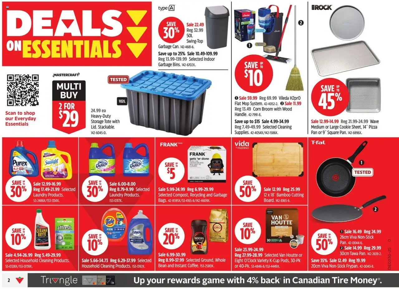 Canadian Tire weekly flyer / circulaire - page 2- valid from Jul 18, 2025
