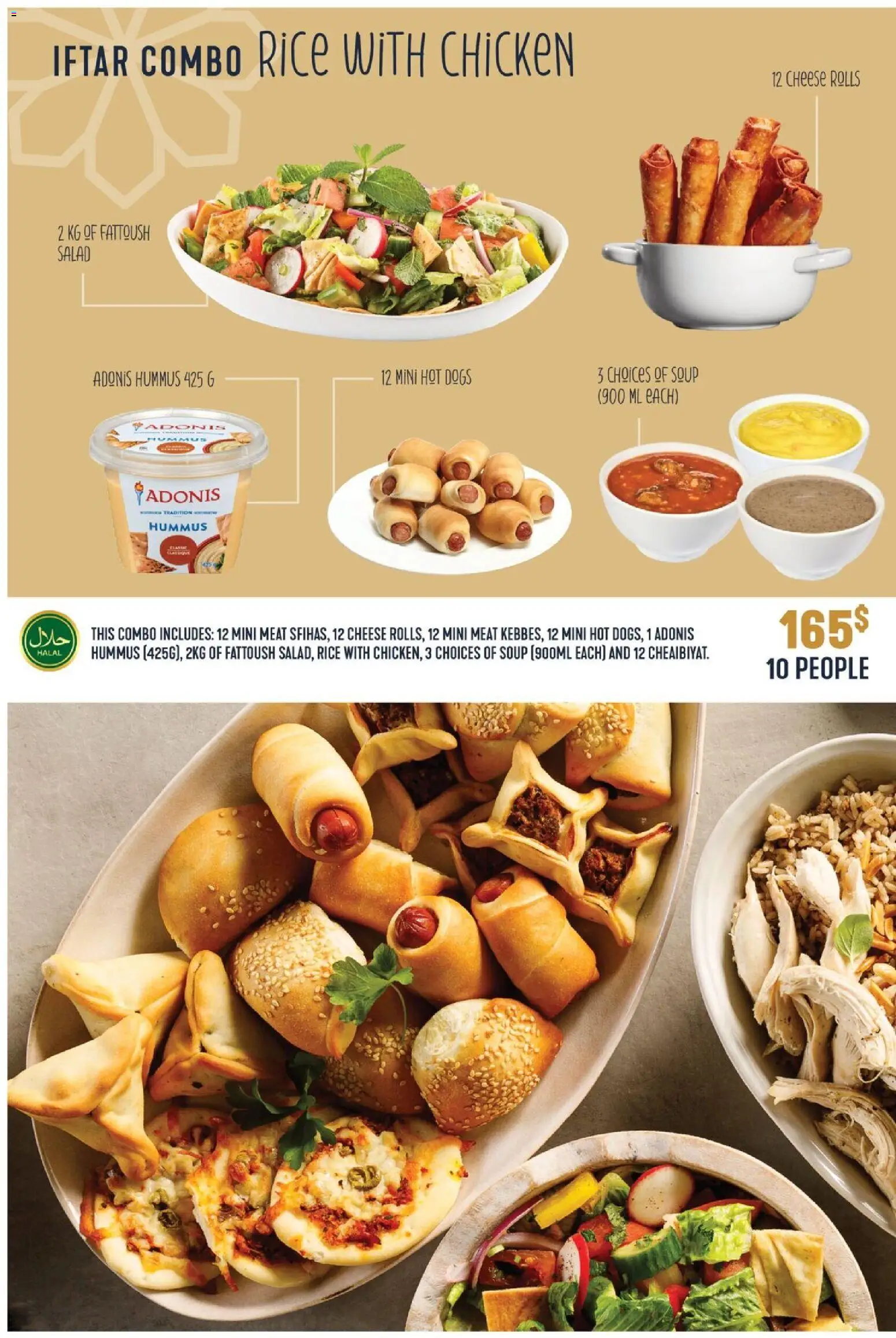 Adonis - Catering Menu - page 6- valid from Feb 12, 2026