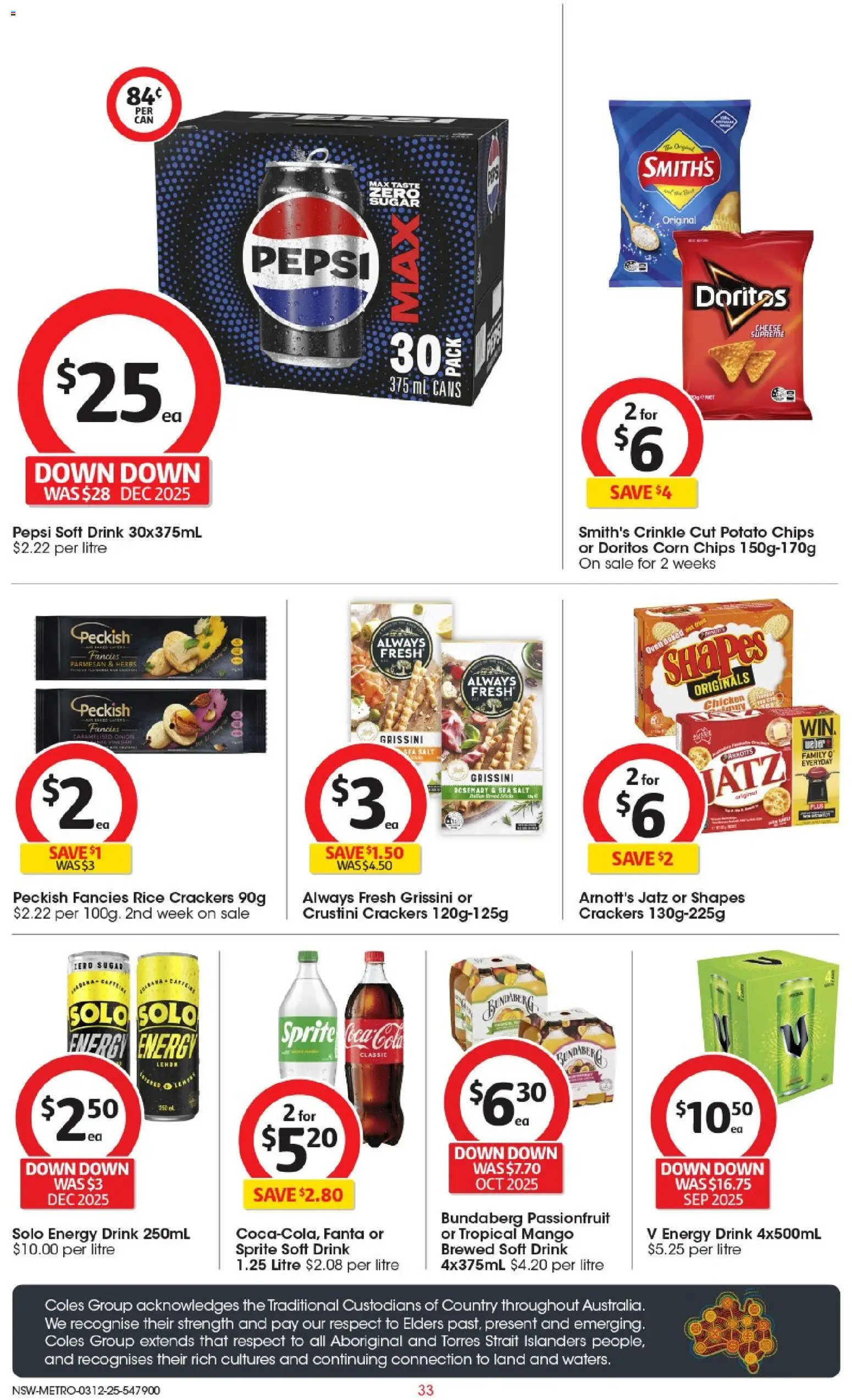 Coles  Catalogue  - page 34- valid from 03/12/2025