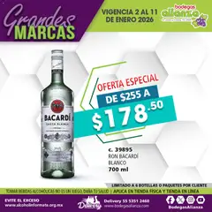 Bodegas Alianza catálogo Grandes Marcas válido desde 02/01/2026