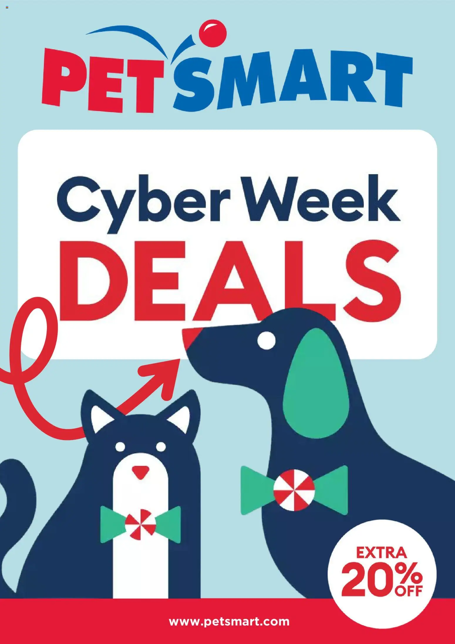Petsmart Cyber Week - page 1- valid from 12/01/2025