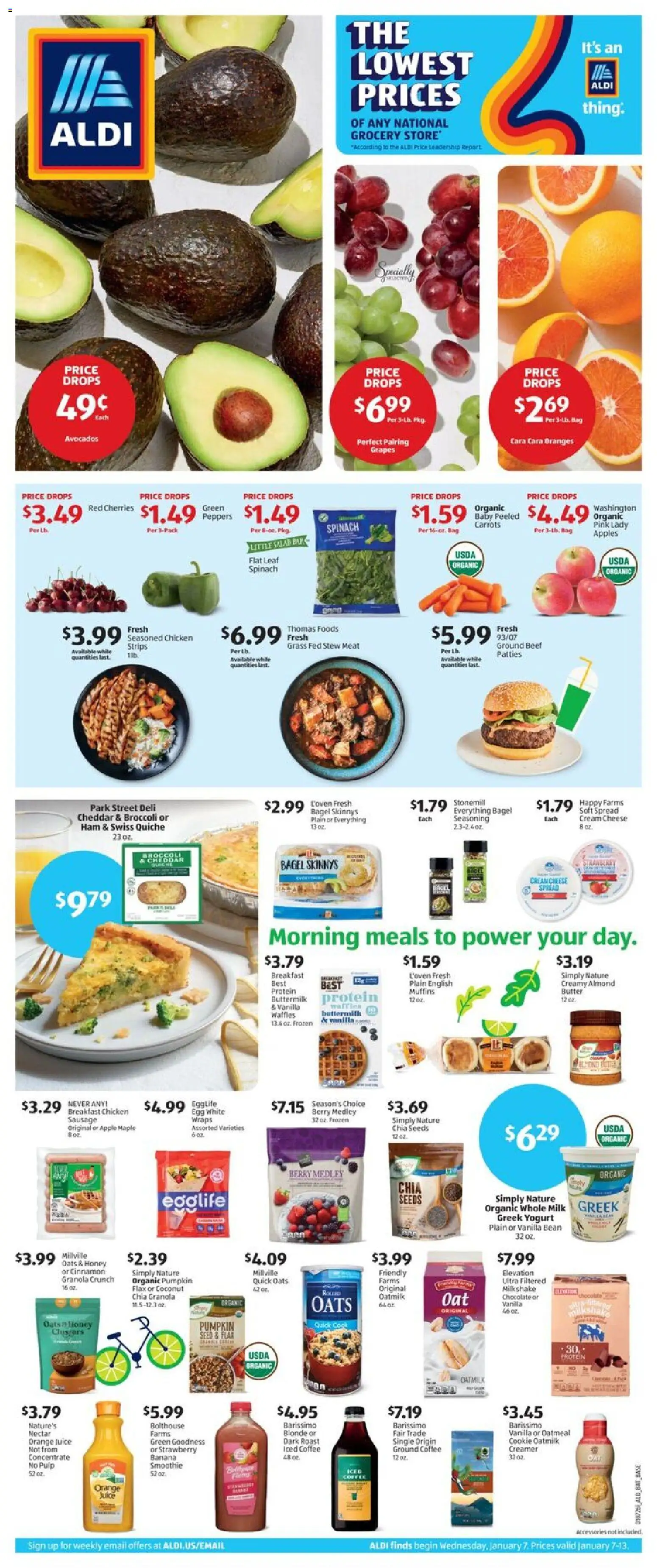 Aldi Weekly Ad - page 1- valid from 01/07/2026