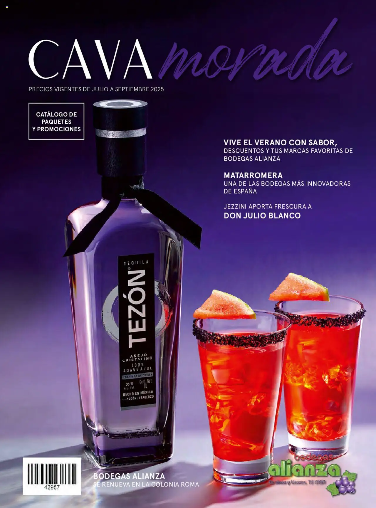 Bodegas Alianza catálogo Cava Morada - página 1- válido desde 01/07/2025
