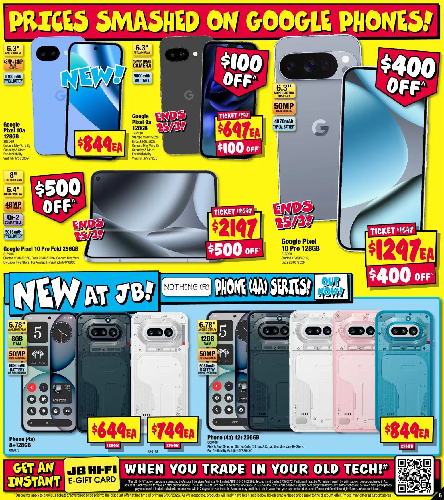 JB Hi-Fi catalogue  - page 5- valid from 19/03/2026