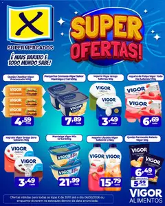 Pré-visualização X Supermercados - Ofertas Vigor válida a partir de 31/01/2026