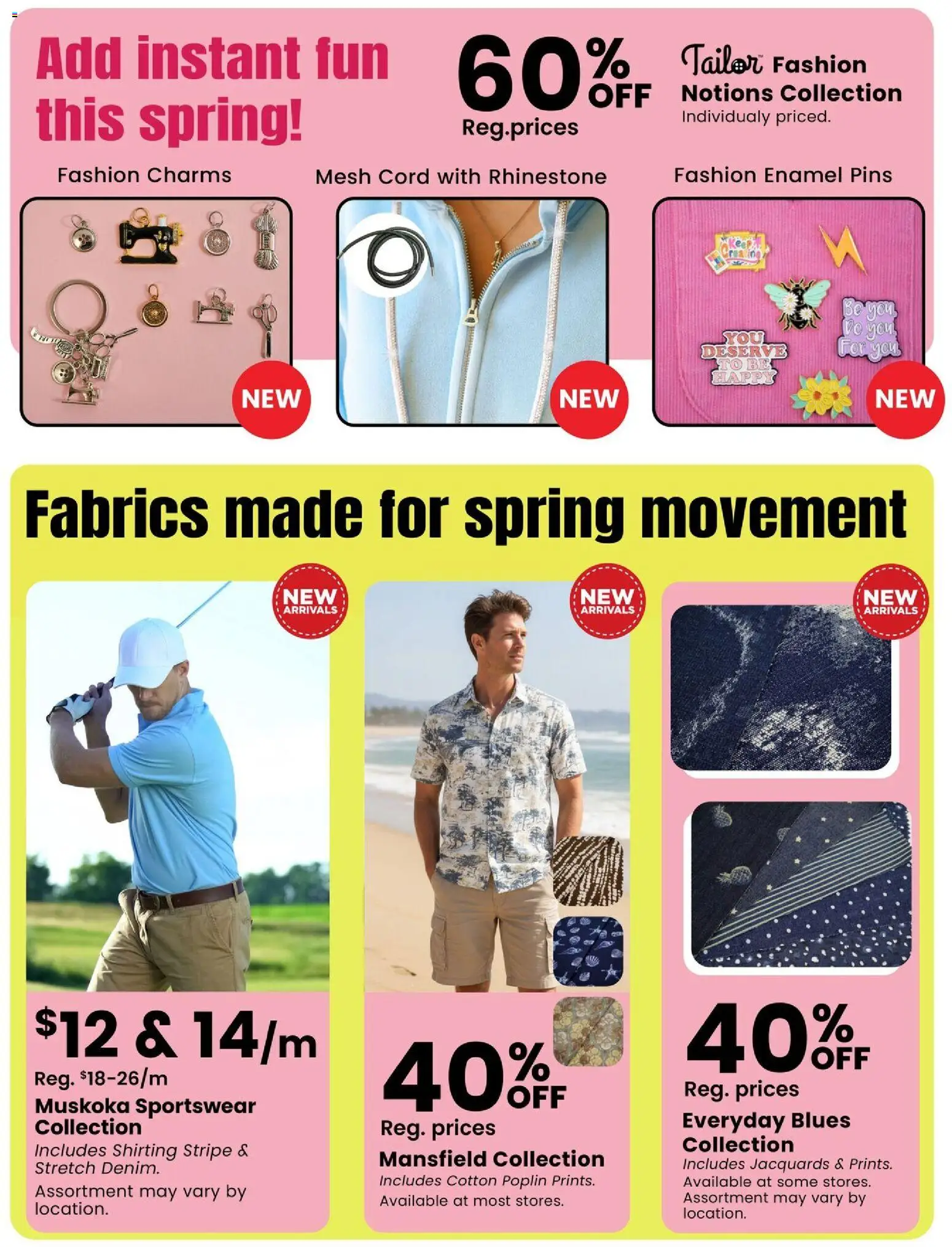 Fabricland weekly flyer / circulaire - page 9- valid from Mar 1, 2026