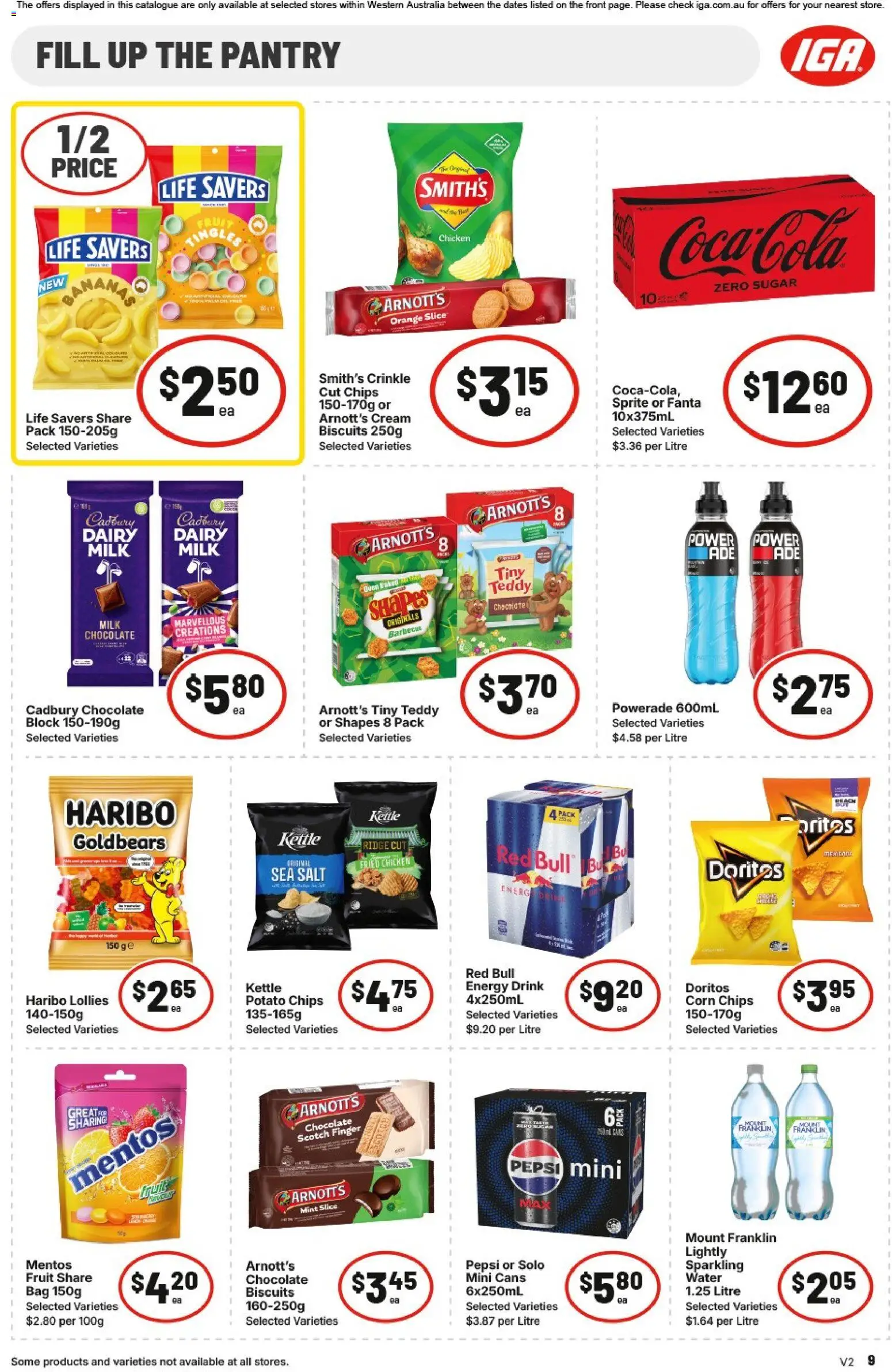 IGA Catalogue NT/WA - page 9- valid from 14/01/2026