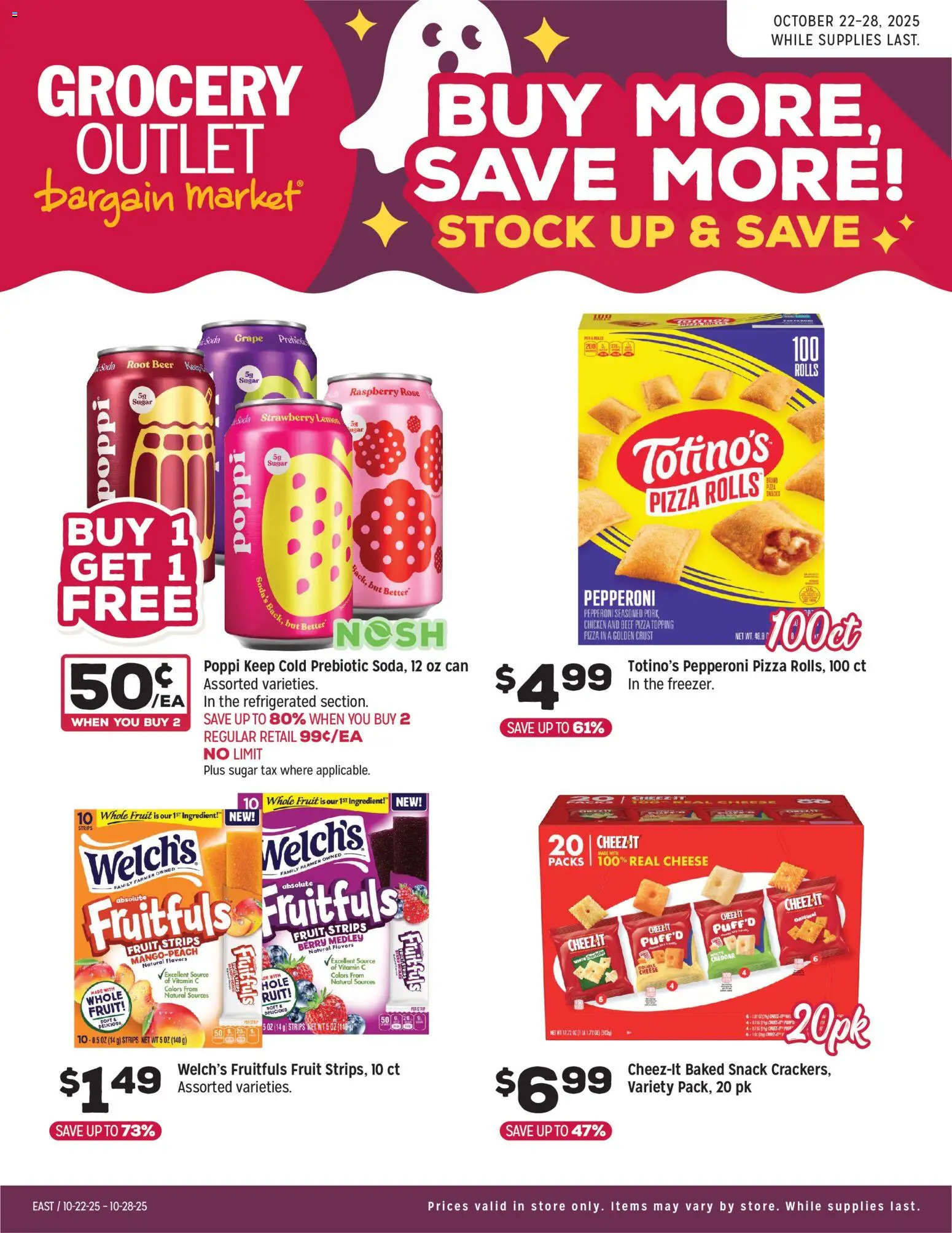 Grocery Outlet Weekly Ad - NJ - page 1- valid from 10/22/2025