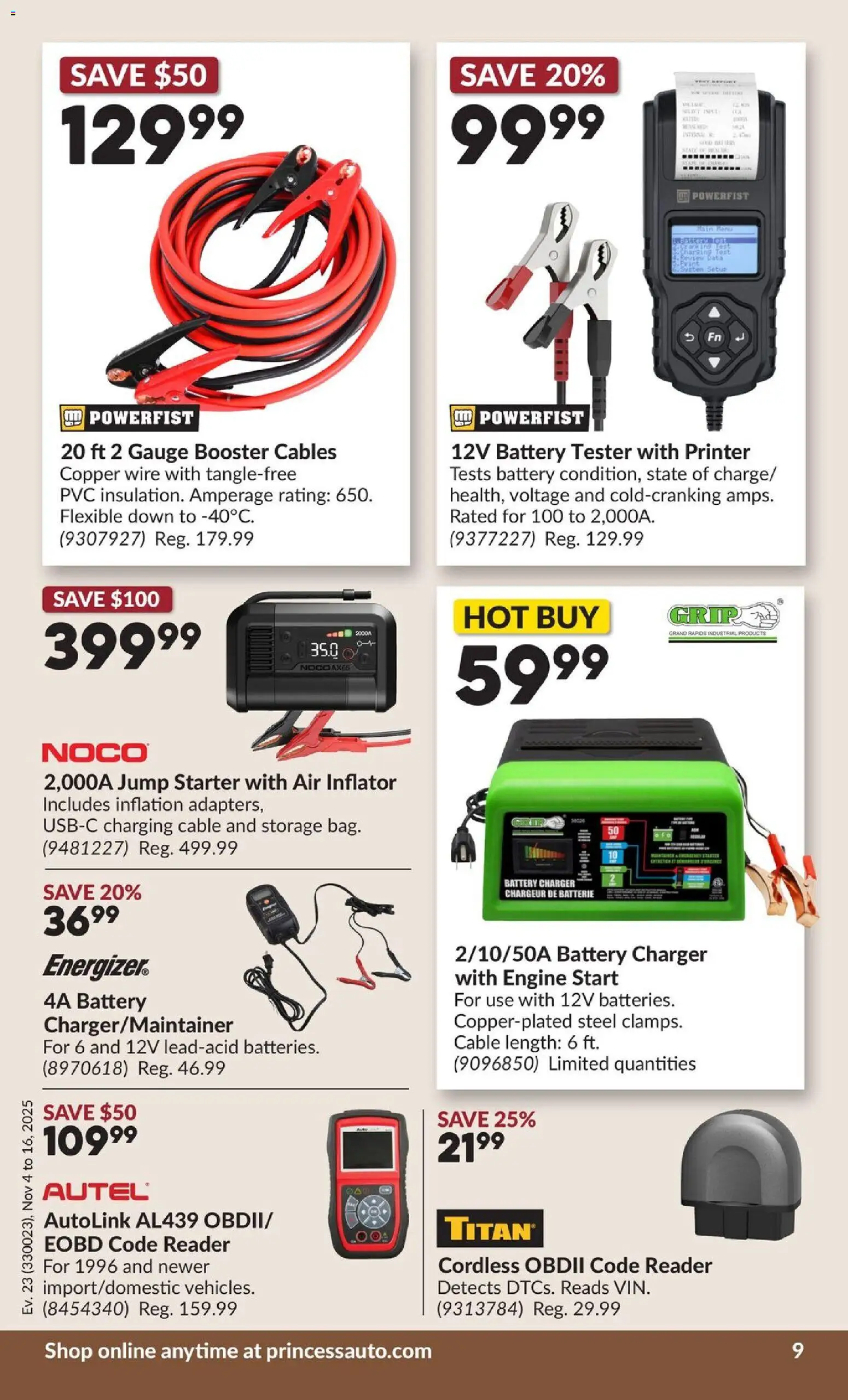 Princess Auto - 2 Week Sale! - page 16- valid from Nov 4, 2025