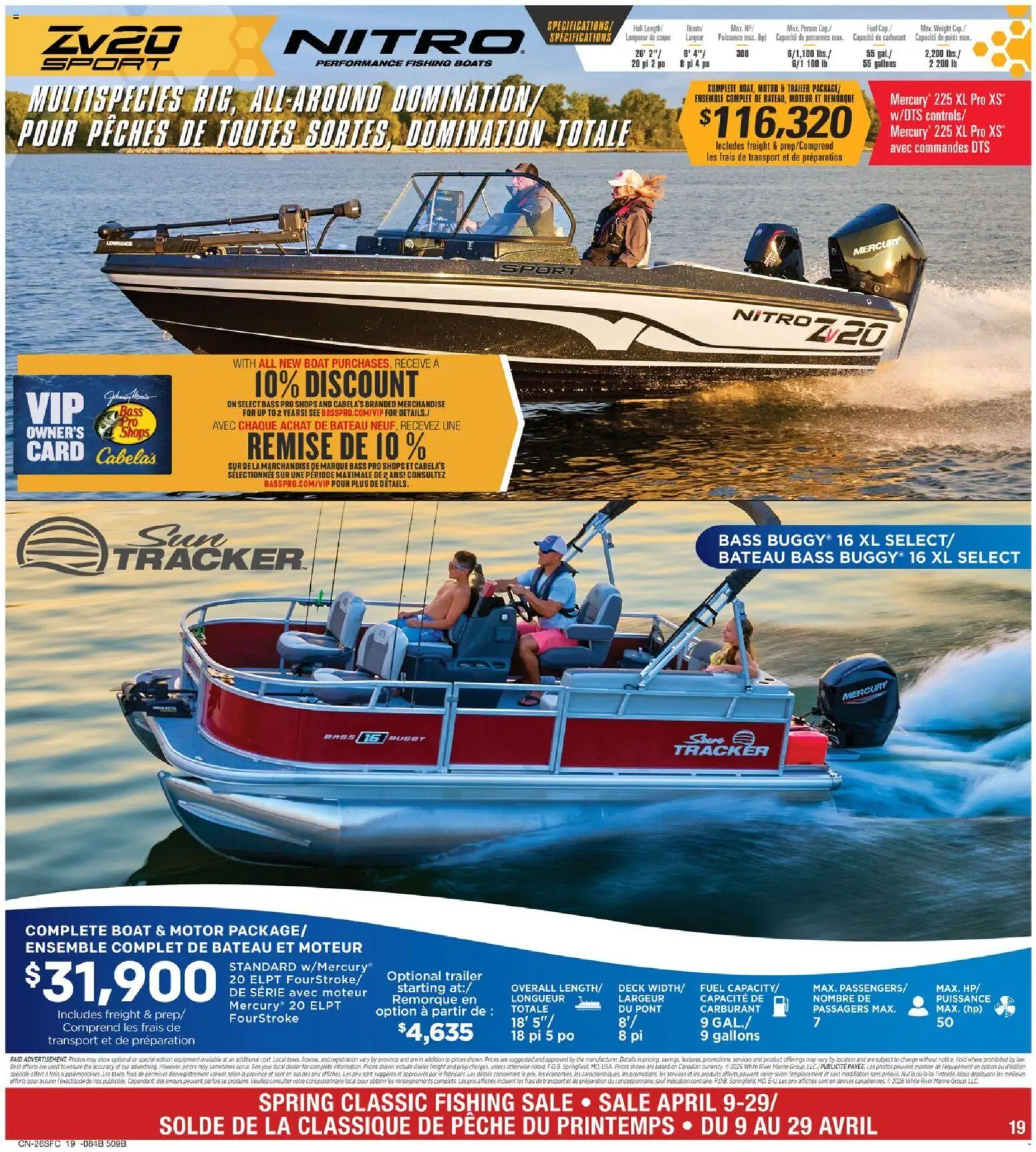 Cabelas weekly flyer / circulaire - page 19- valid from Apr 9, 2026
