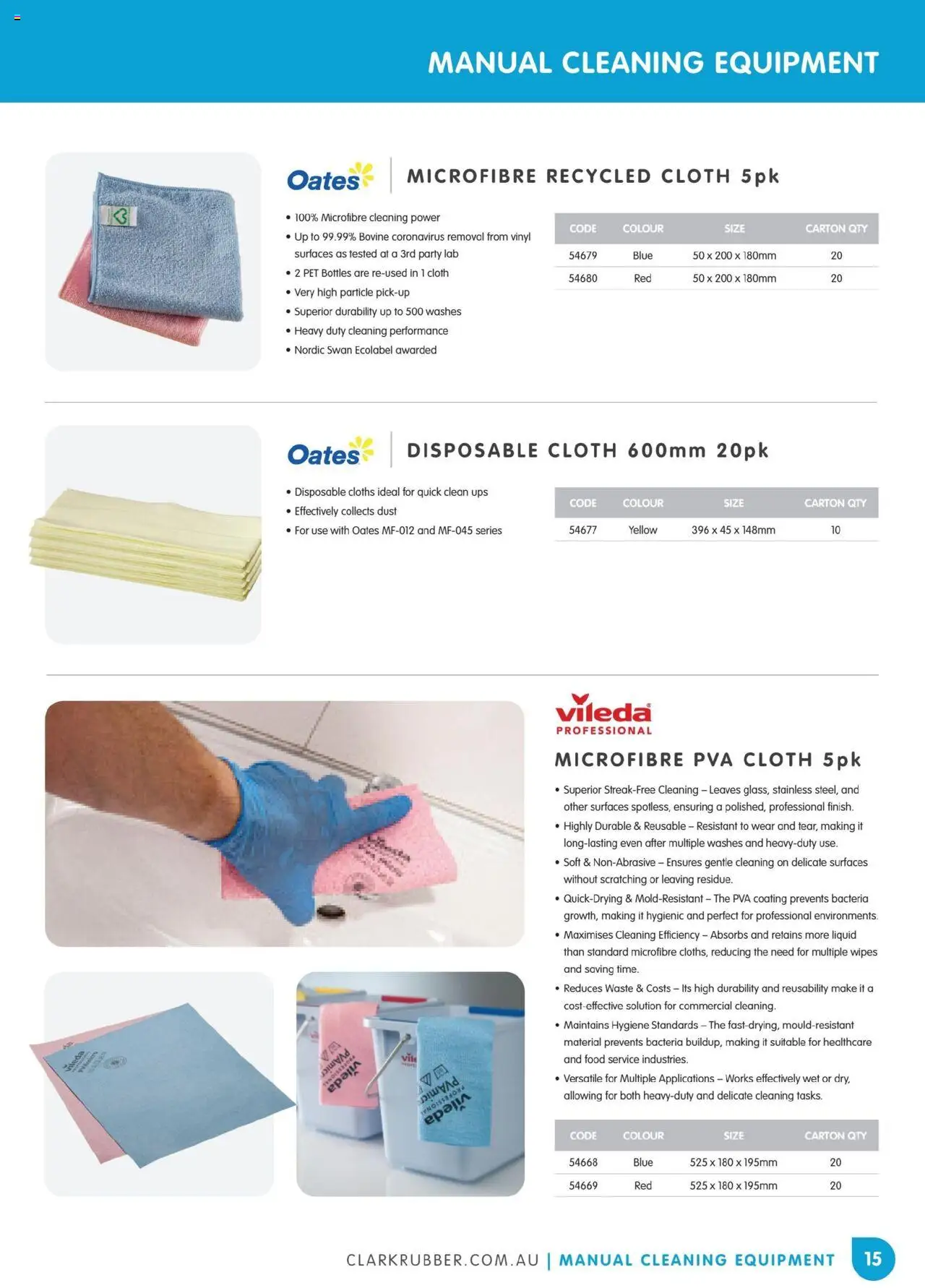 Clark Rubber Catalogue  - page 15- valid from 05/05/2025