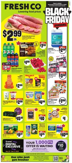 Preview FreshCo - Black Friday  valid from Nov 27, 2025