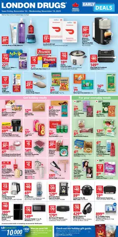 Preview London Drugs weekly flyer / circulaire valid from Nov 14, 2025