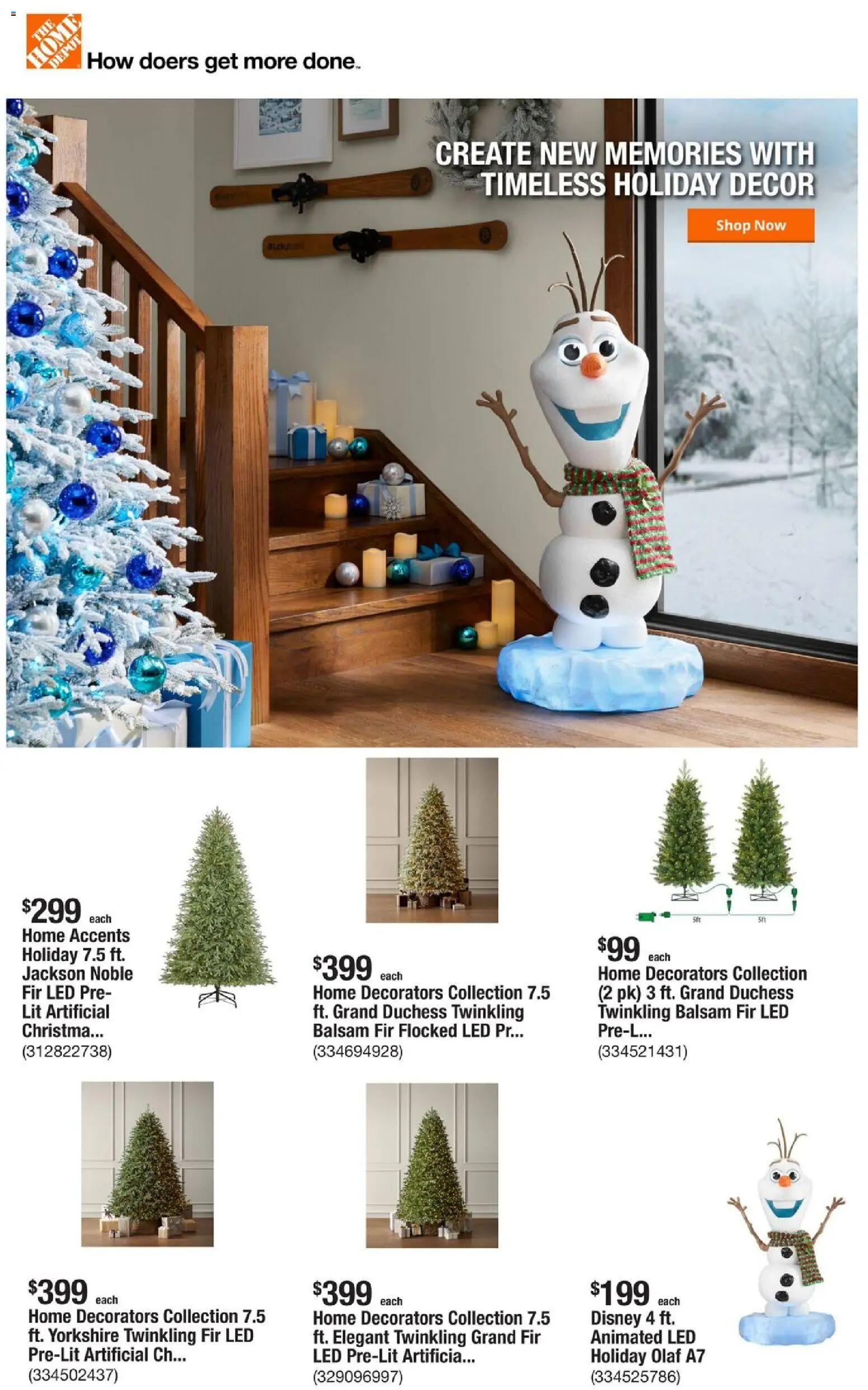 Home Depot Weekly Ad - page 1- valid from 10/23/2025