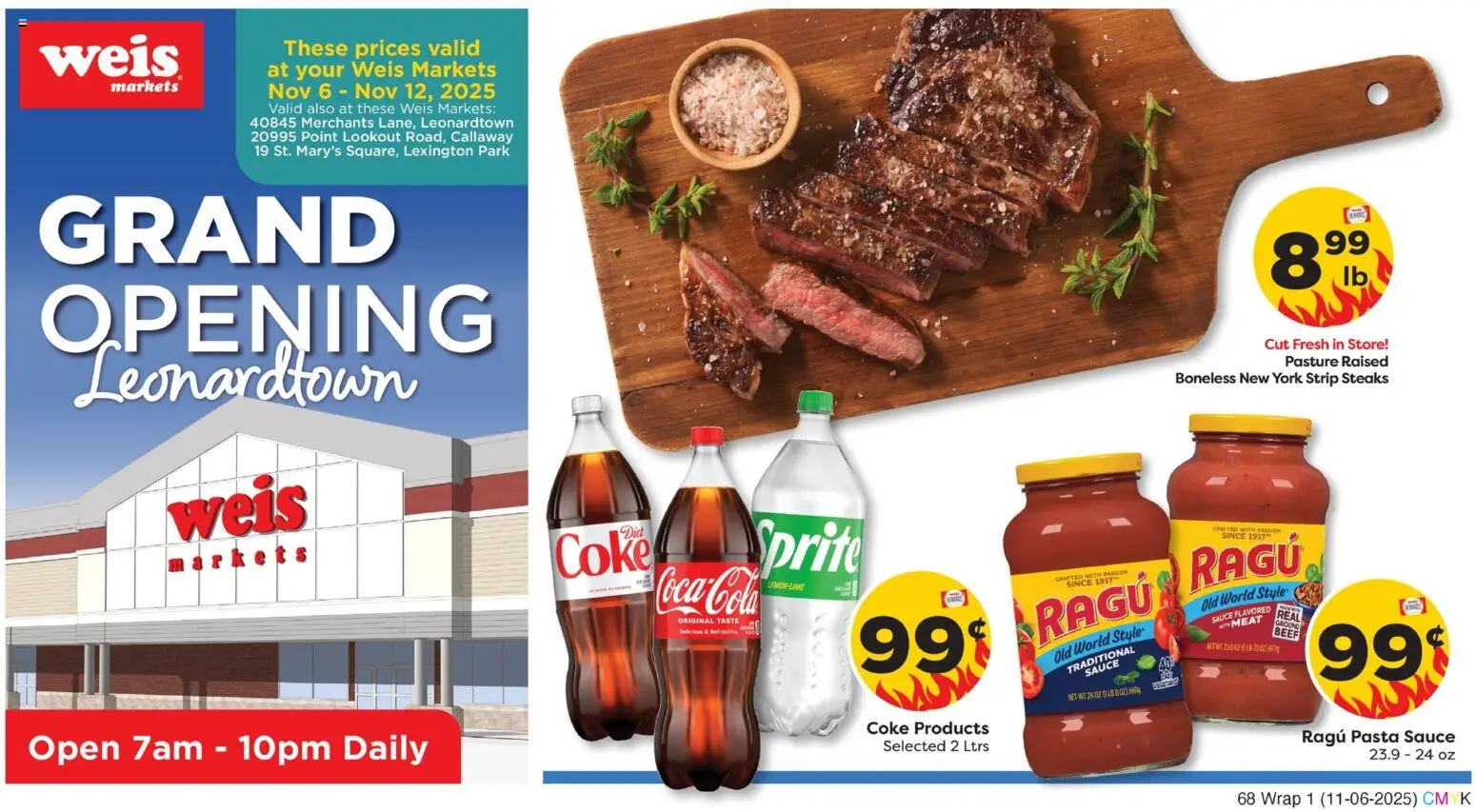 Weis Grand Opening - page 1- valid from 11/06/2025
