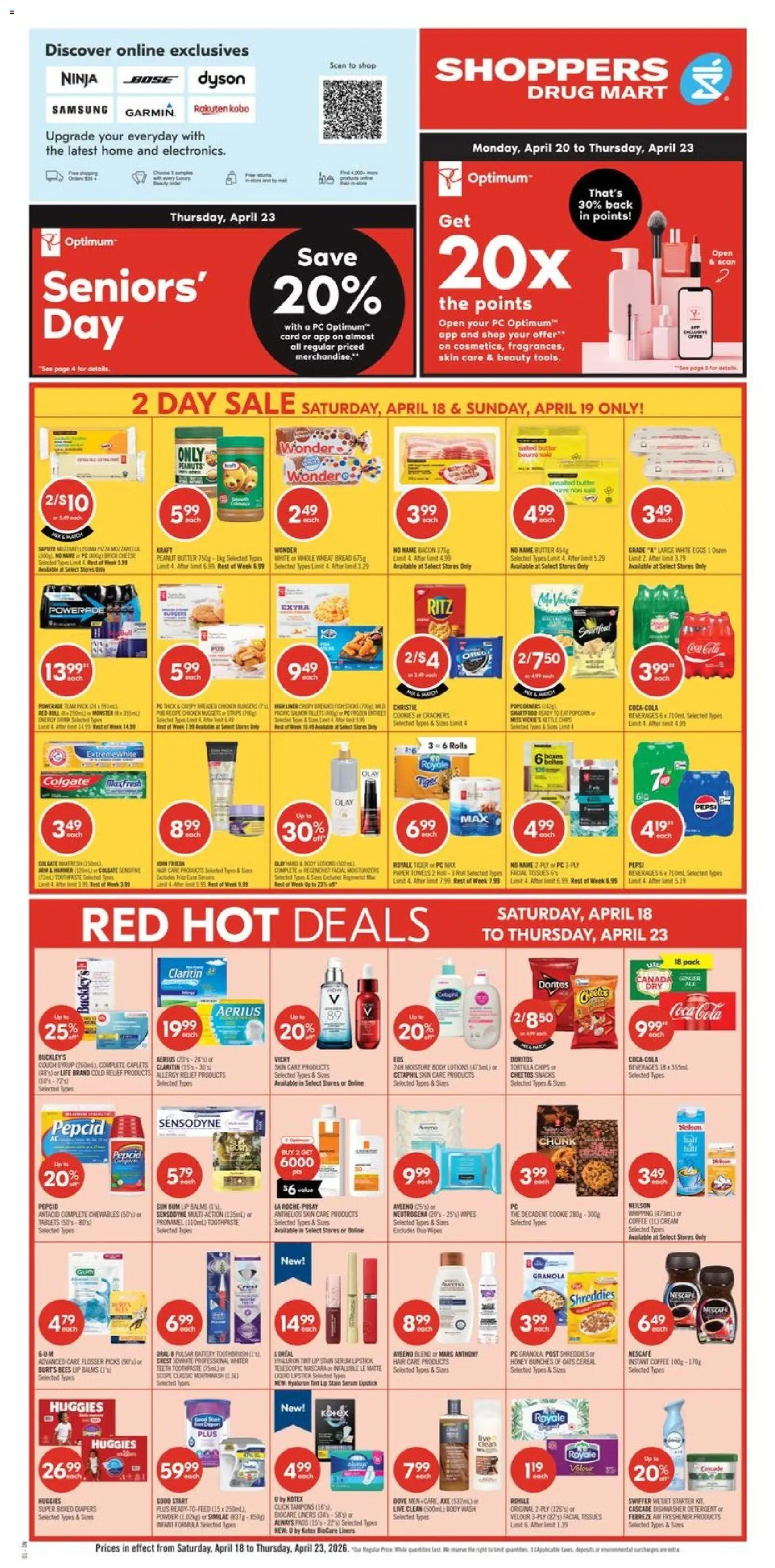 Shoppers weekly flyer / circulaire - page 2- valid from Apr 17, 2026