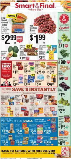 Preview Smart & Final Weekly Ad valid from 08/06/2025