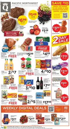 Preview QFC Weekly Ad valid from 10/22/2025