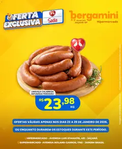 Pré-visualização Supermercado Bergamini - Ofertas Sadia e Perdigão válida a partir de 23/01/2026