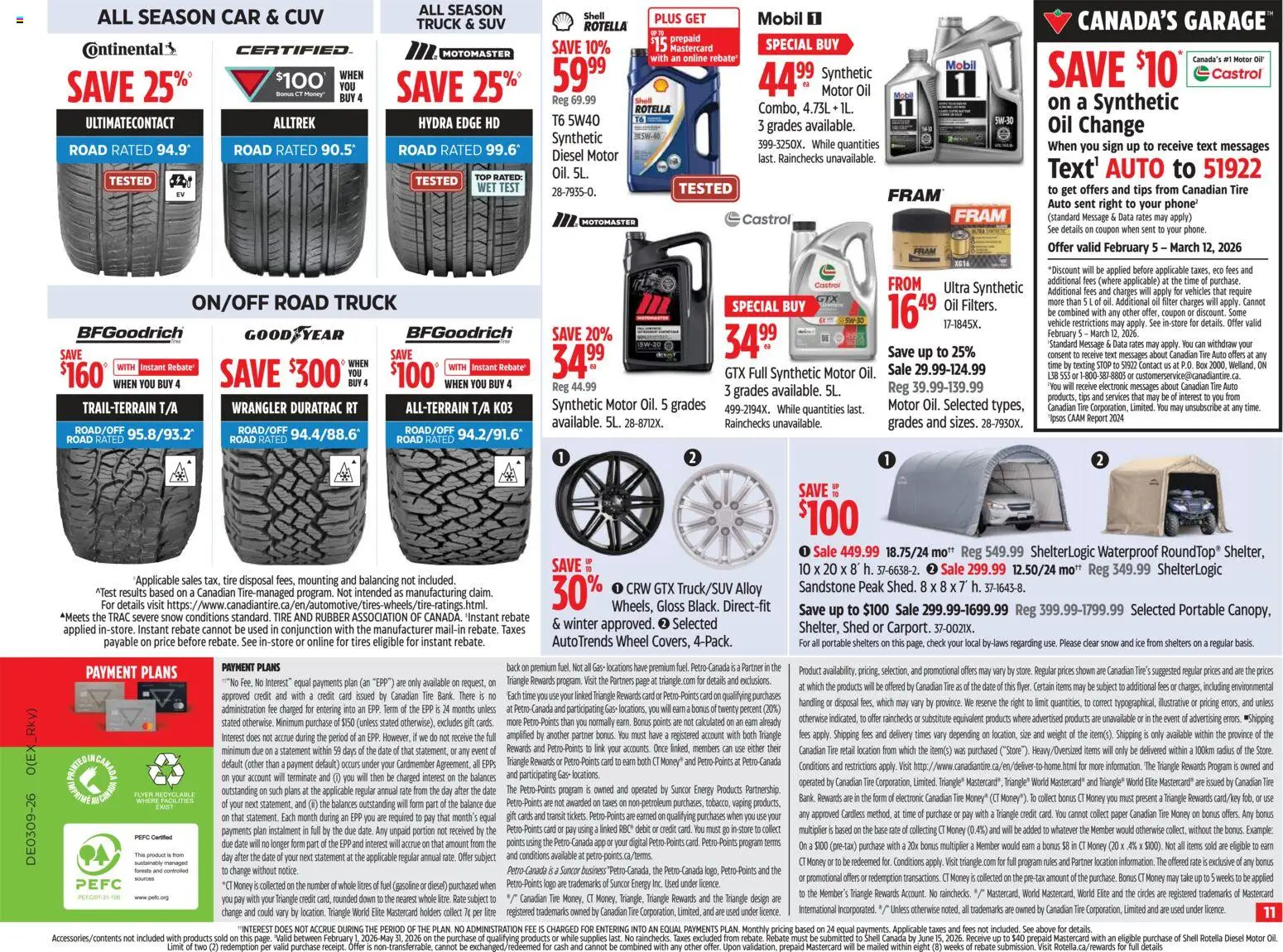 Canadian Tire weekly flyer - page 11- valid from Feb 26, 2026