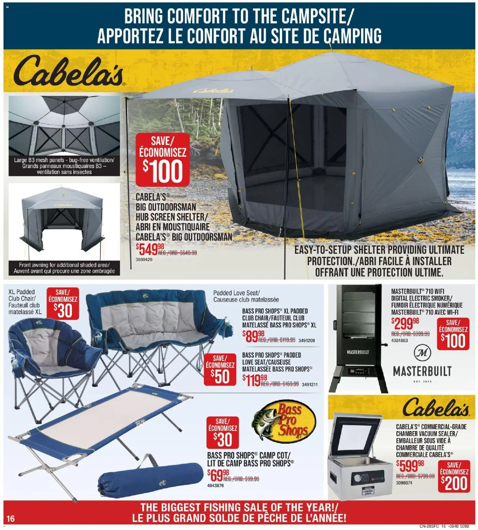 Cabelas weekly flyer / circulaire - page 16- valid from Apr 9, 2026
