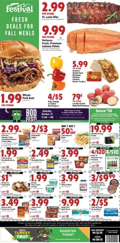 Preview Festival Foods Weekly Ad valid from 10/22/2025