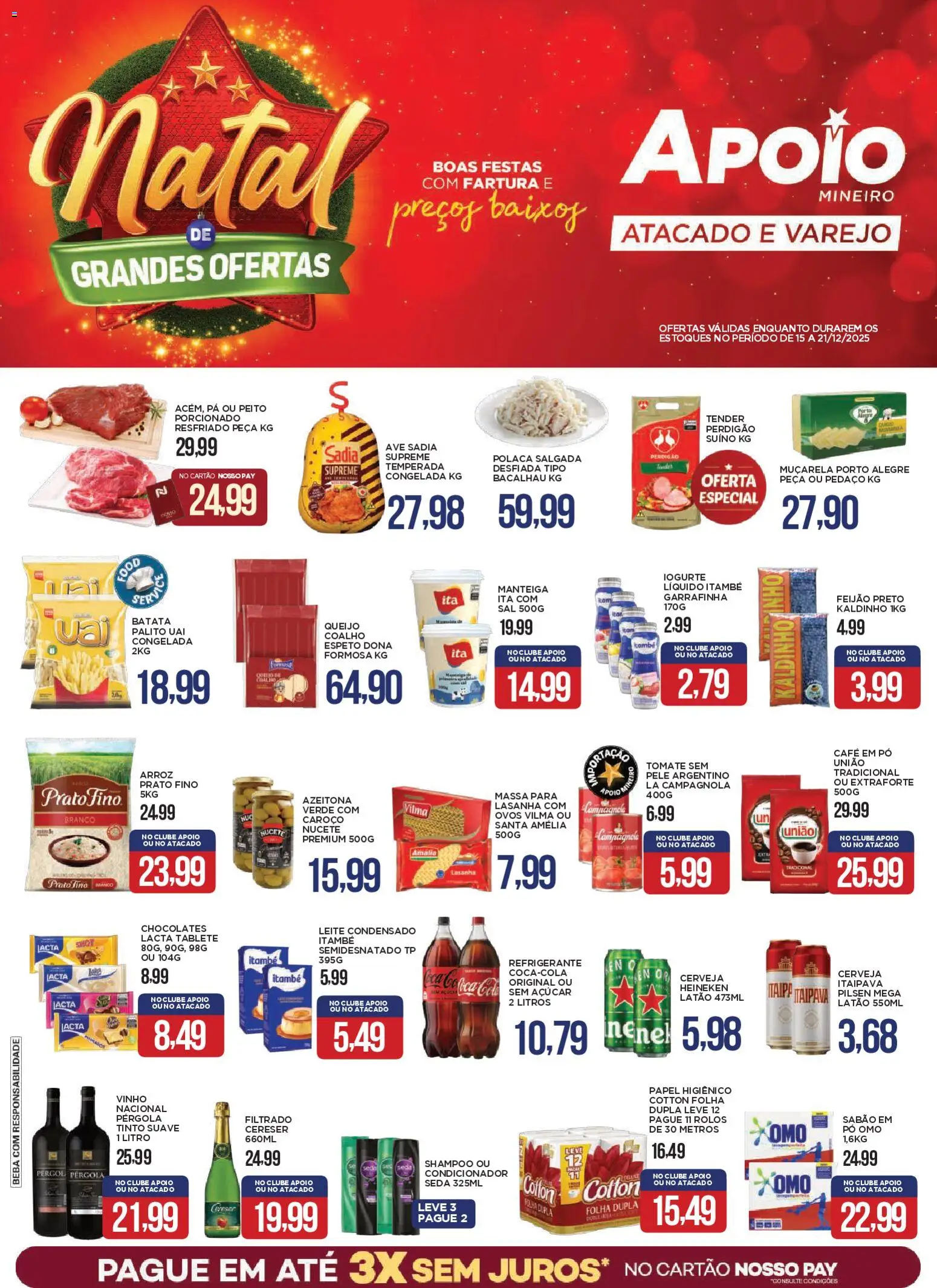 Apoio Mineiro - Ofertas da semana - página 1- válido a partir de 15/12/2025
