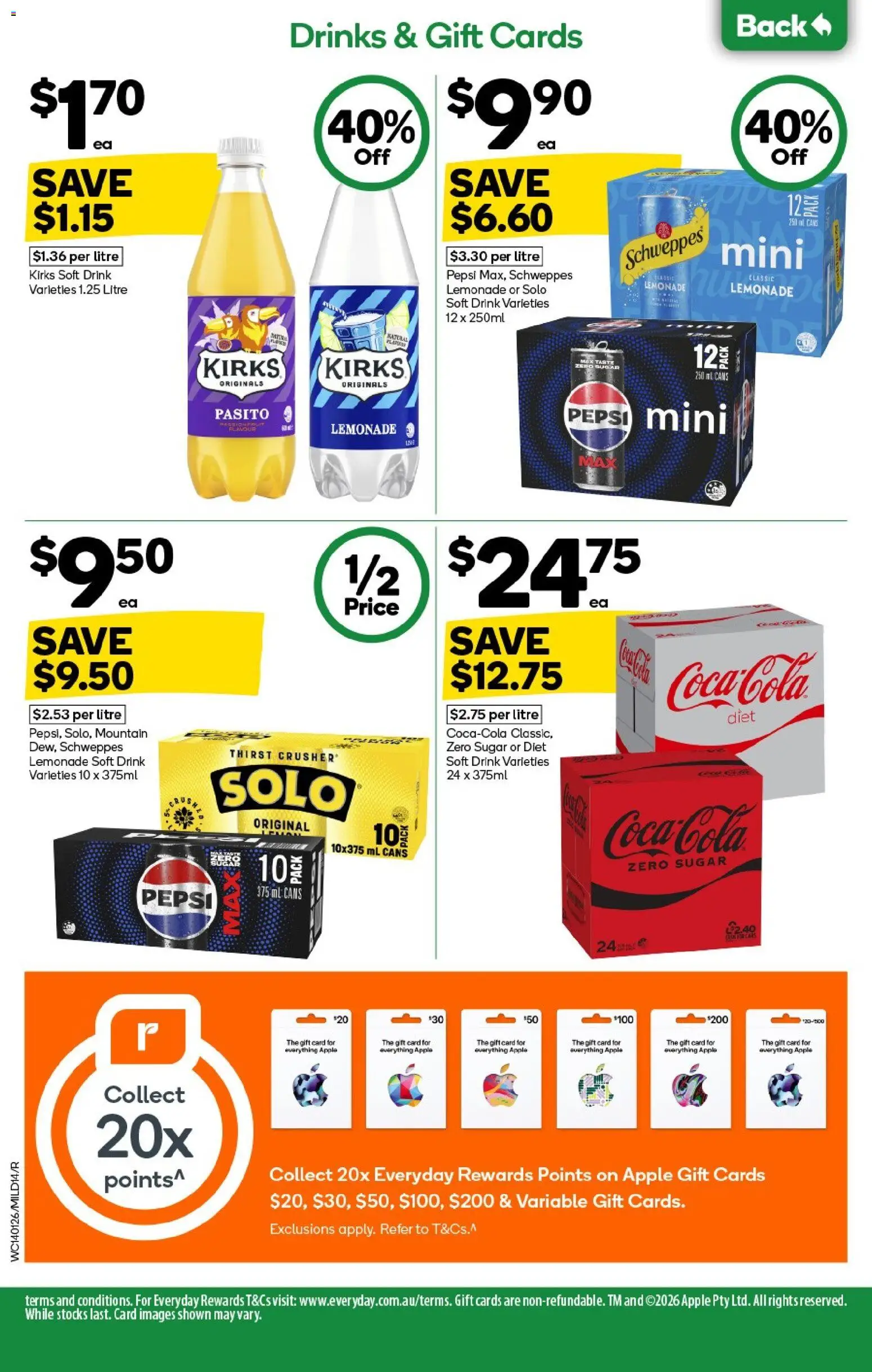 Weekly catalogue Woolworths MIL 14/01 - page 14- valid from 14/01/2026