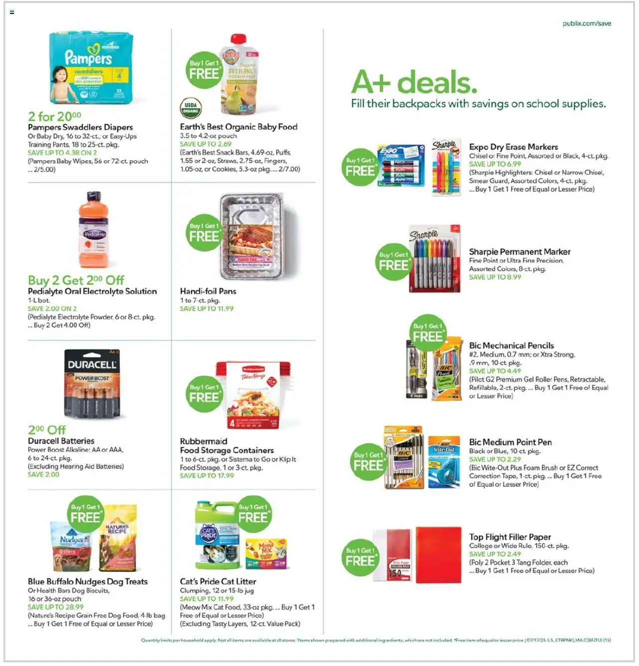Publix Weekly Ad - page 15- valid from 07/16/2025