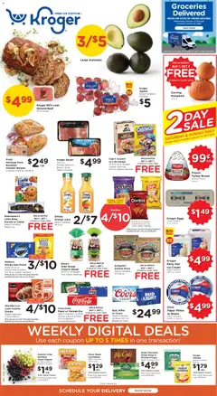 Preview Kroger Weekly Ad valid from 10/22/2025