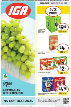 IGA catalogue preview - valid from 07/01/2026