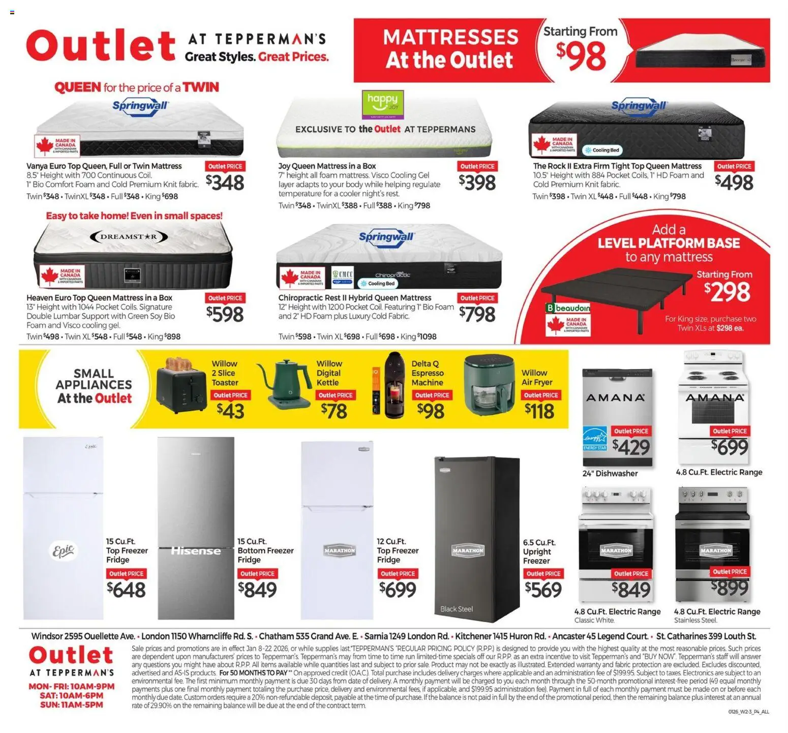 Tepperman's weekly flyer / circulaire - page 12- valid from Jan 8, 2026