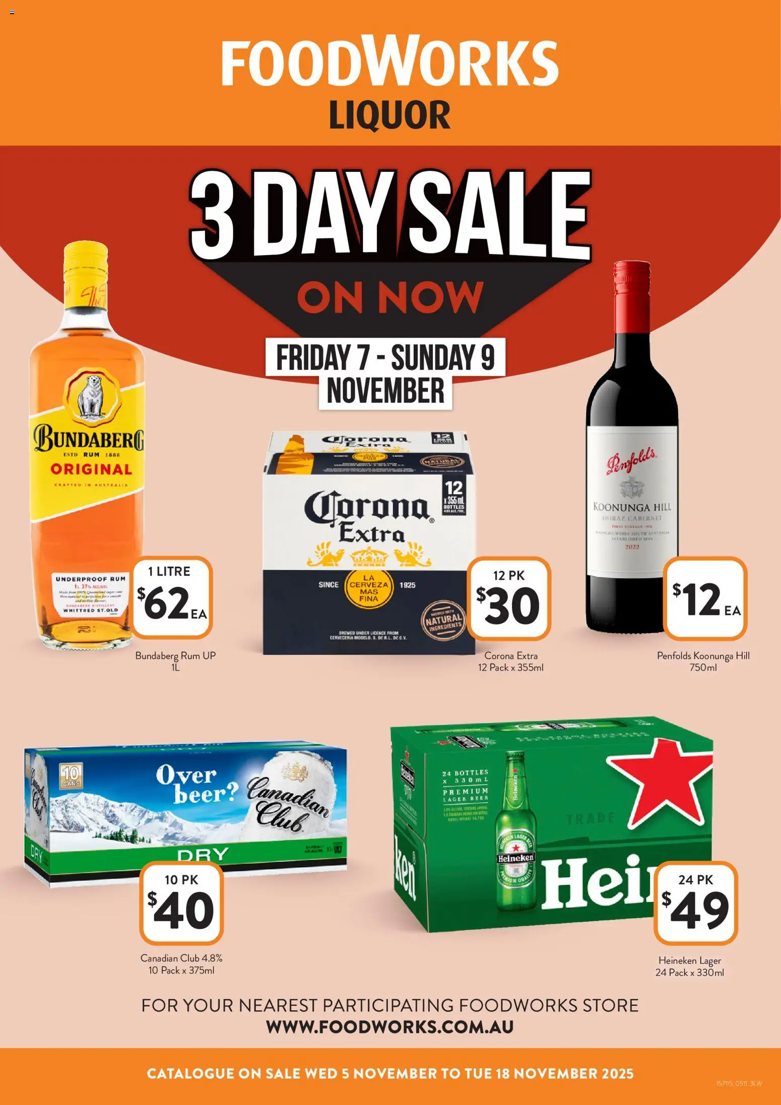 Foodworks Liquor VIC - page 1- valid from 05/11/2025