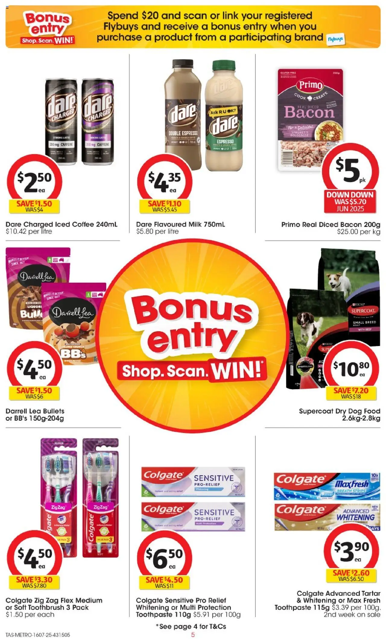 Coles Catalogue TAS - page 5- valid from 16/07/2025