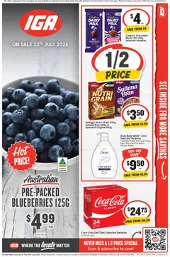 IGA catalogue preview - valid from 23/07/2025