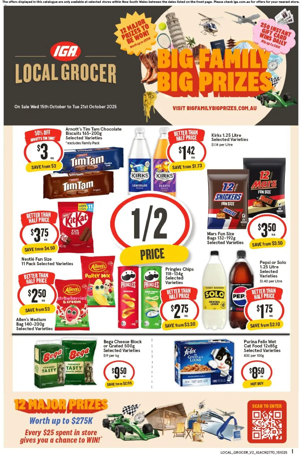 IGA Local Grocer NSW - page 1- valid from 15/10/2025