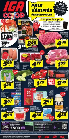 Preview IGA weekly flyer / circulaire valid from Apr 16, 2026