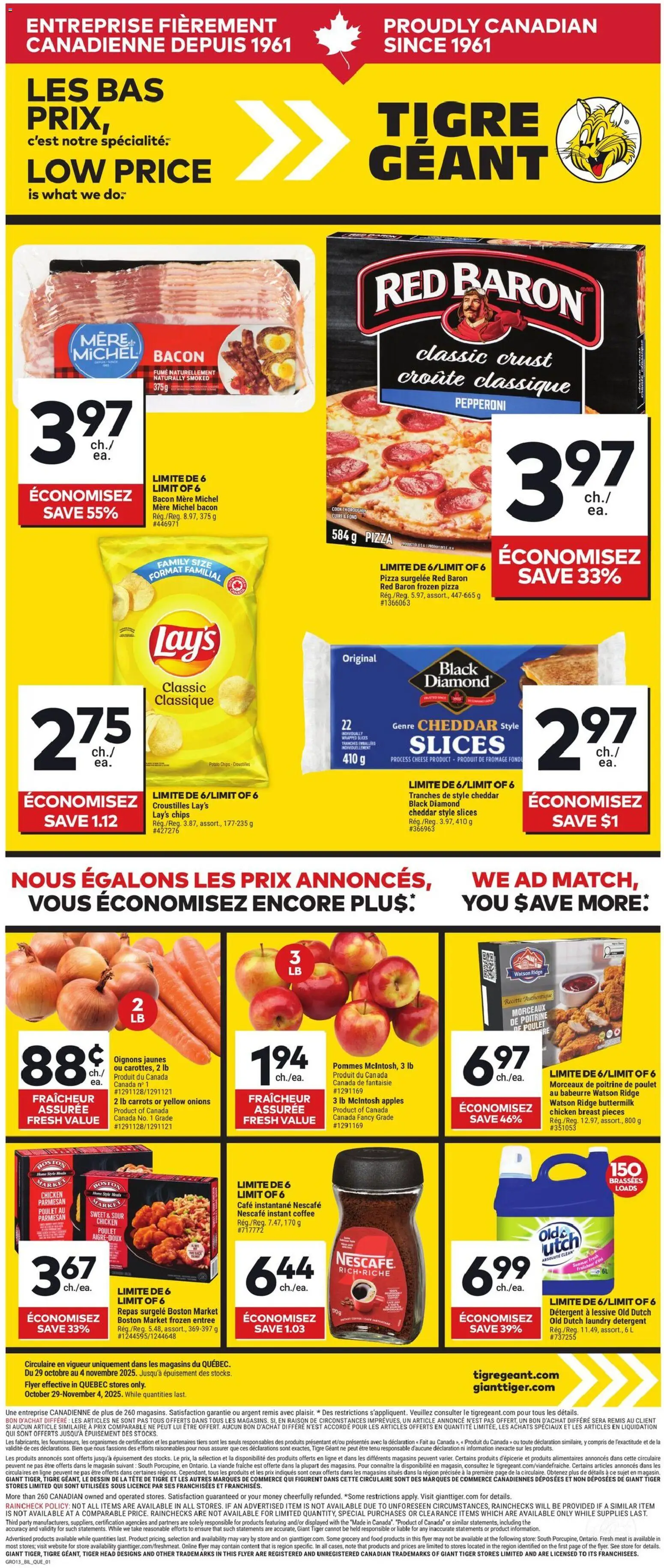 Giant Tiger Weekly Flyer - page 1- valid from Oct 29, 2025