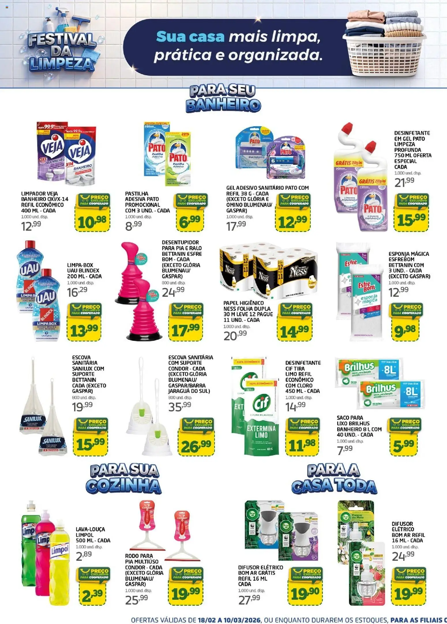 Cooper ofertas Festival da Limpeza - página 1- válido a partir de 18/02/2026
