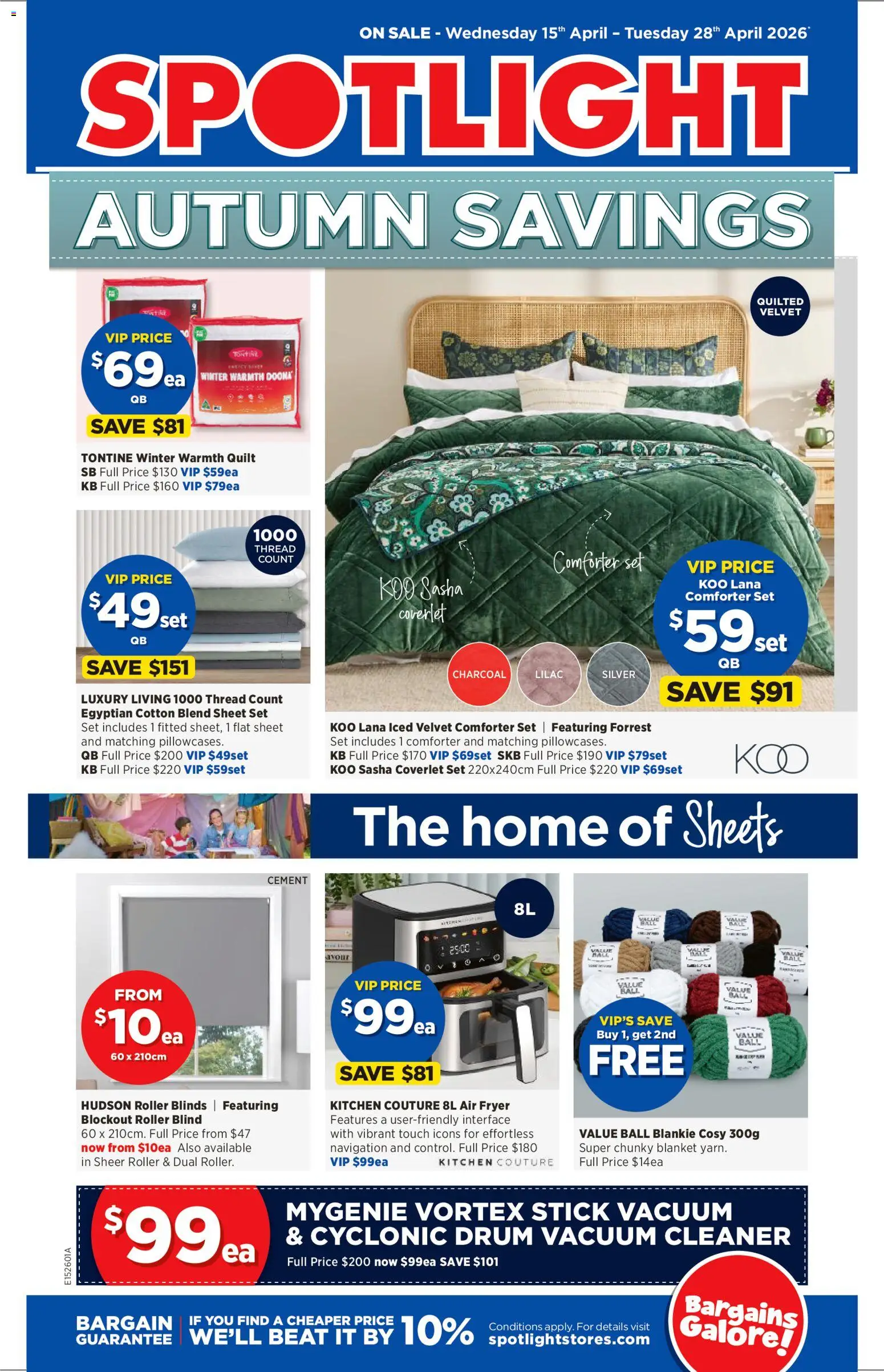 Spotlight catalogue  - page 1- valid from 15/04/2026