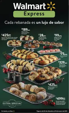 Walmart Express folleto Cada rebanada es un lujo de sabor válido desde 26/12/2025