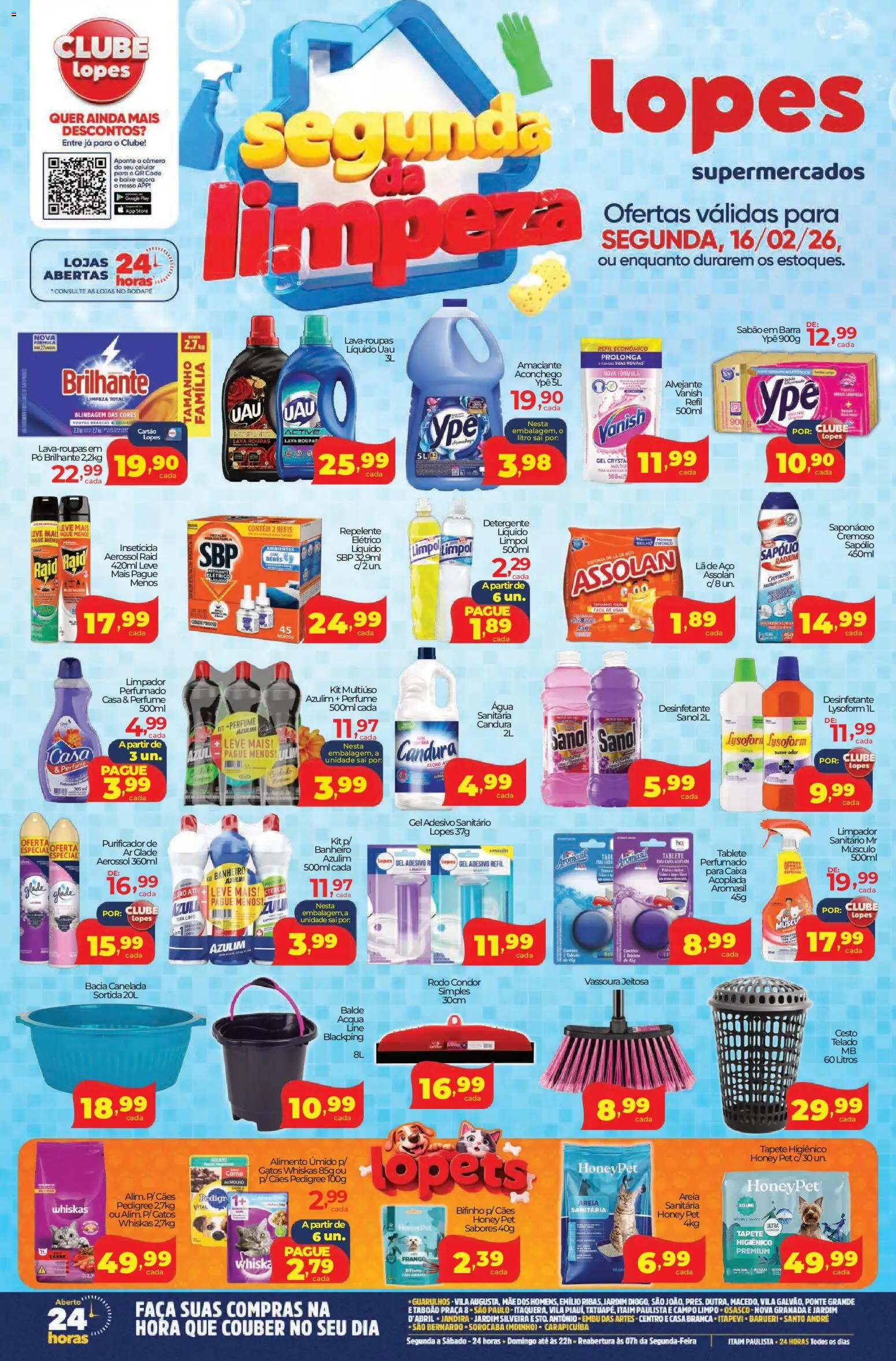 Lopes Supermercados - Ofertas da semana - página 1- válido a partir de 16/02/2026
