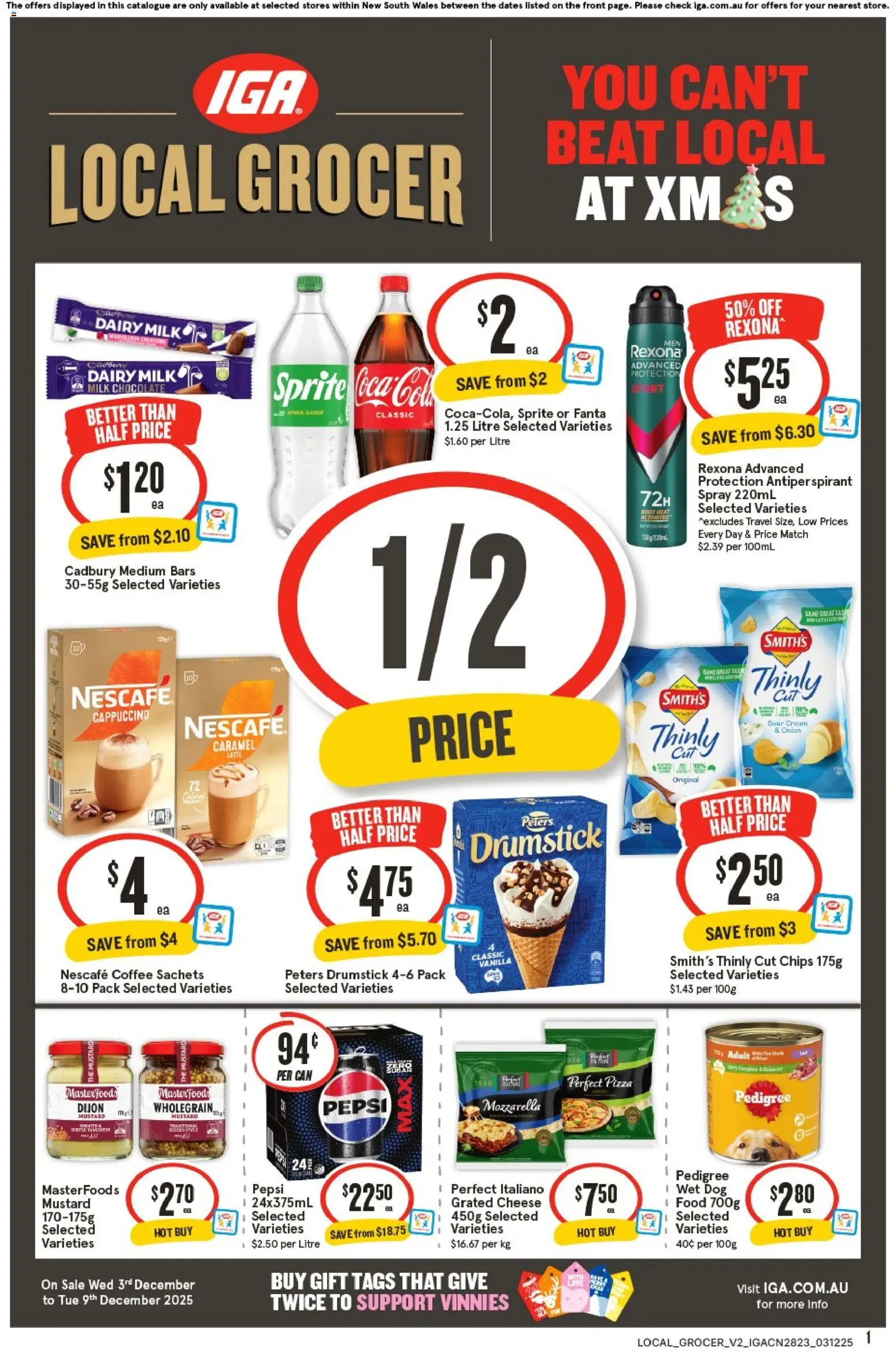 IGA Local Grocer NSW - page 1- valid from 03/12/2025