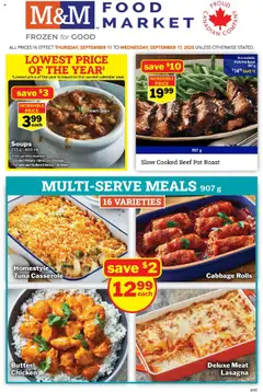 Preview M&M Food Market weekly flyer / circulaire valid from Sep 11, 2025