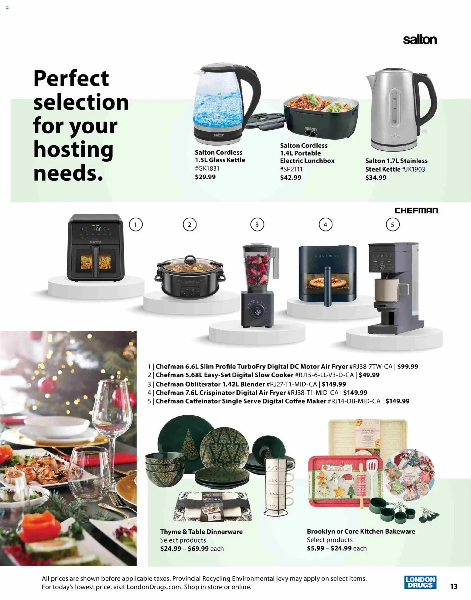 London Drugs - Specialty Cozy Christmas Catalogue - page 13- valid from Nov 12, 2025