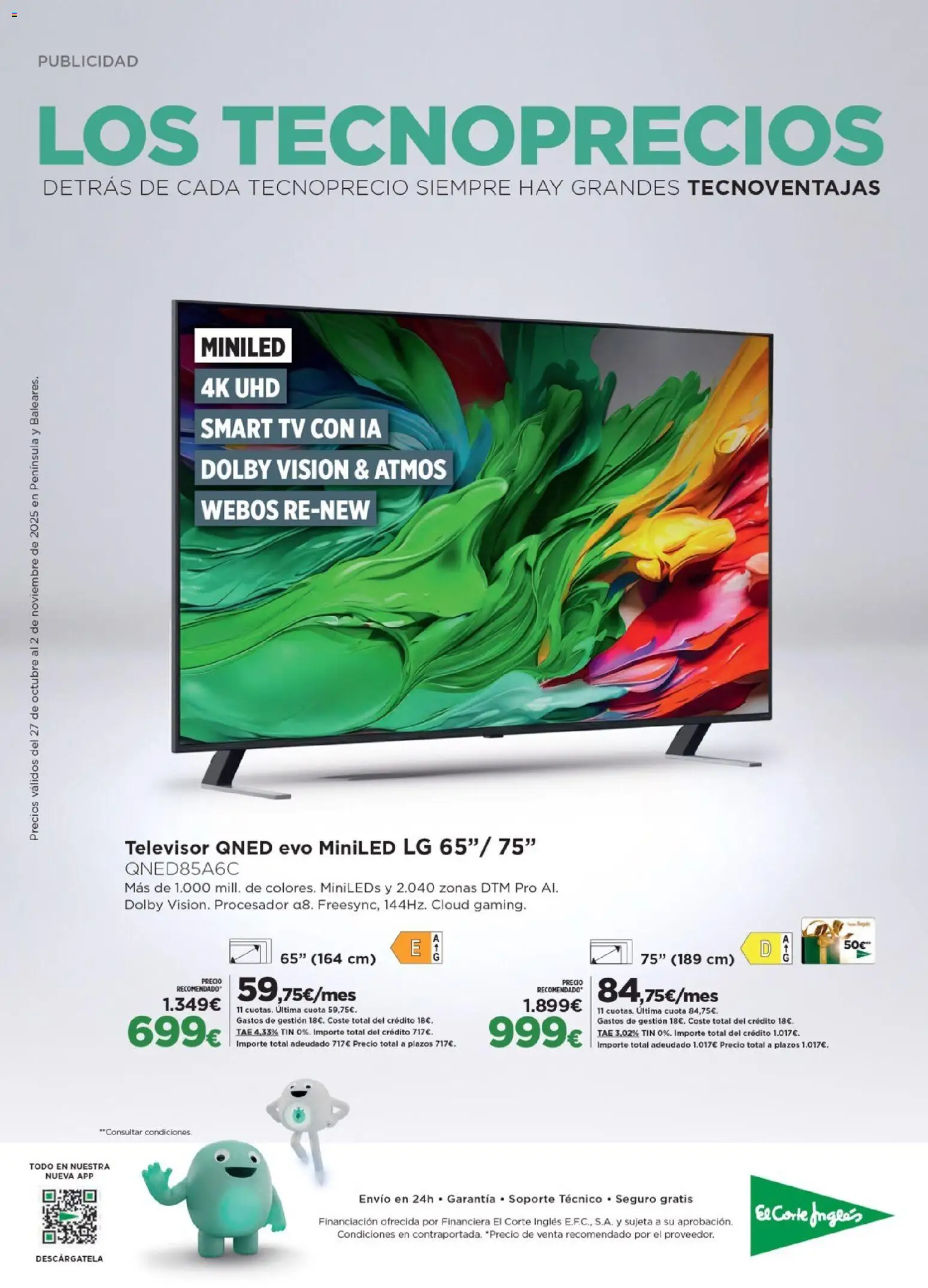 El Corte Inglés catálogo Los Tecnoprecios - página 1- válido desde 27/10/2025